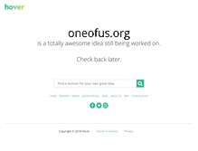 Tablet Screenshot of oneofus.org